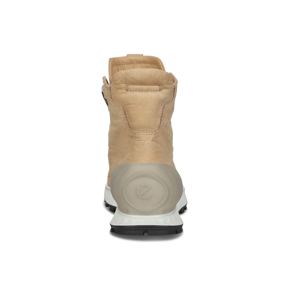 Tenis De Montaña Hombre - ECCO Exostrike Mid Boot - Beige - GVE921360